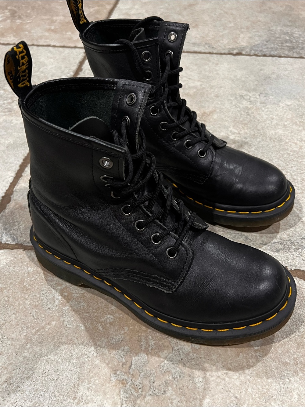 Dr. Martens 1460 Black Leather 8-Eye Boots Women’s 6
